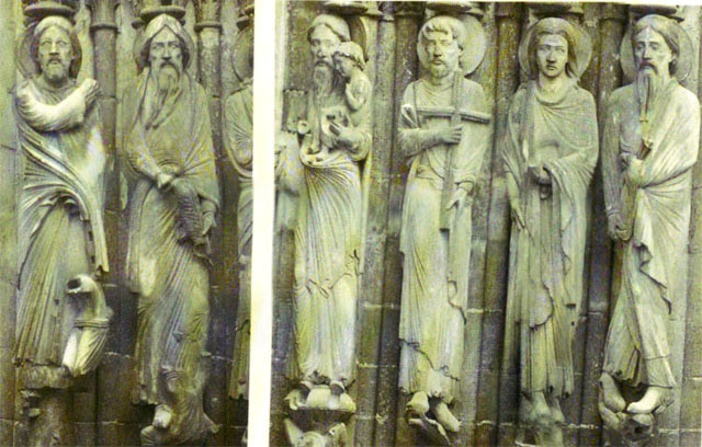 サンリス聖堂の人像円柱 p263 fig. 136