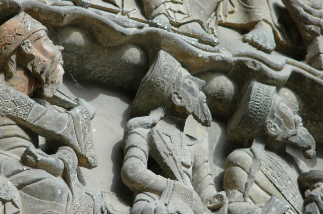 Abadia de Saint-Pierre de Moissac - Detall portalada.JPG