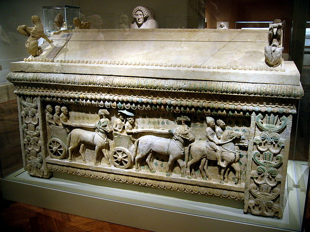 The 5th century BC Amathus sarcophagus.jpg