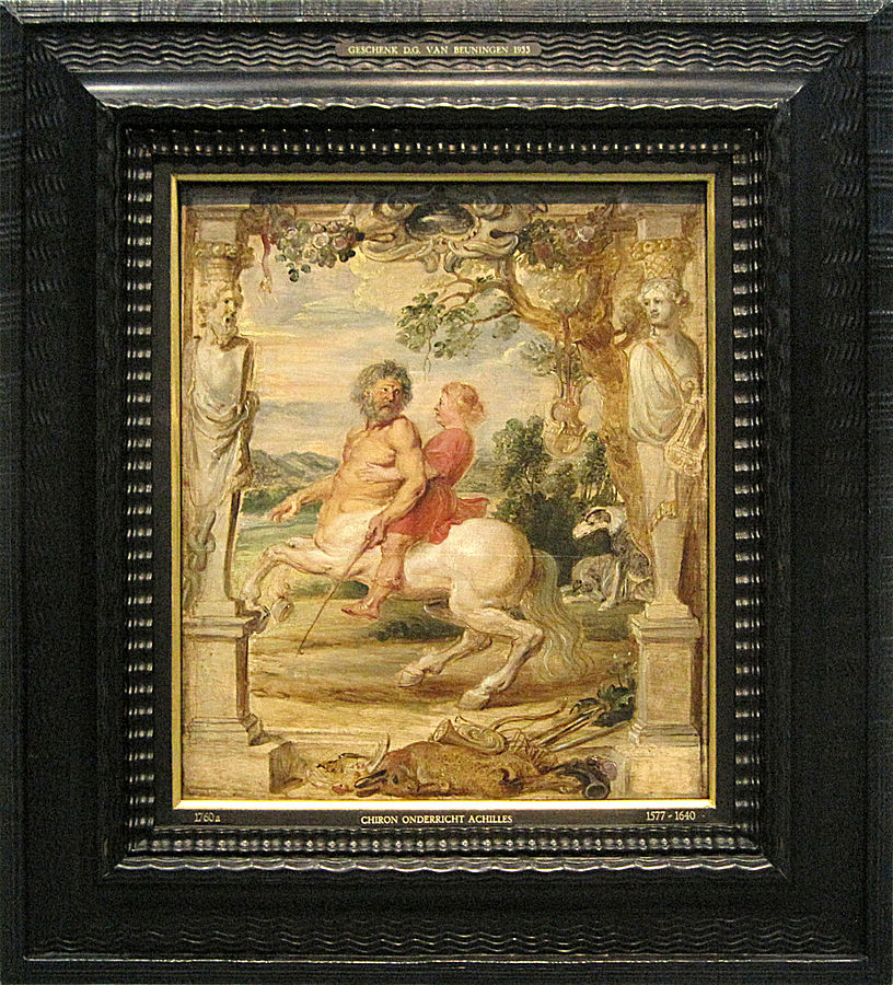 0 Le Centaure Chiron et son élève - P.P. Rubens (1).JPG