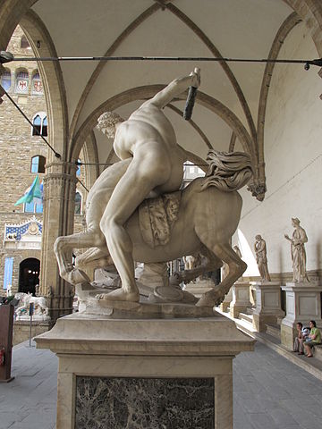 Giambologna, ercole e il centauro nesso 07.JPG