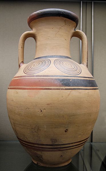 Protogeometric amphora BM A1124