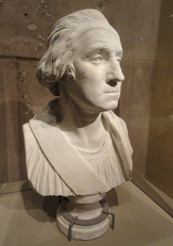 George Washington by Jean-Antoine Houdon, plaster, c. 1786 - DSC03181.JPG