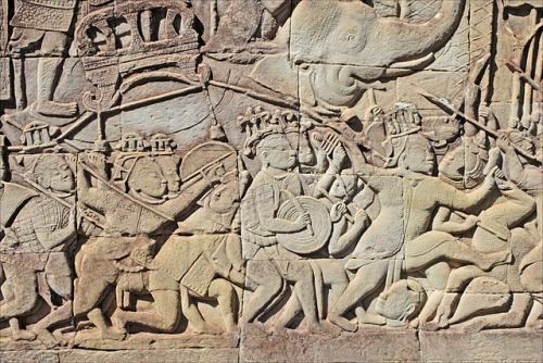 Bas-reliefs du Bayon (Angkor) (6912562177)